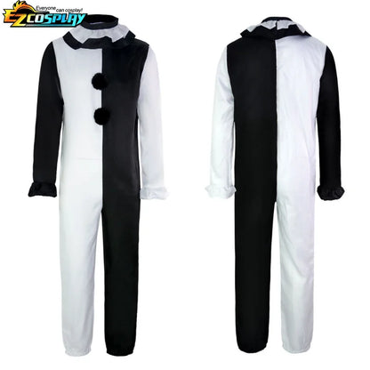 Terrifier Art the Clown Costume Set – Scary Horror Movie Cosplay with Mask | Halloween Killer Clown Outfit
