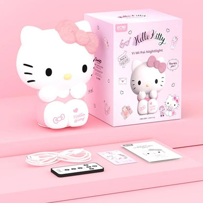 Kitty Night Lamp 3-Color Remote Controllable Color-Changing