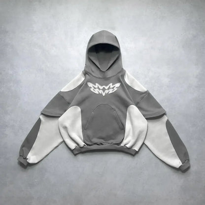 Y2K Gothic Babe Zip-Up Hoodie – Harajuku Streetwear Vibes
