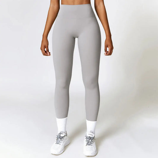High-Waist Push-Up Gym Leggings: Seamless Fitness & Yoga Pants for Women
