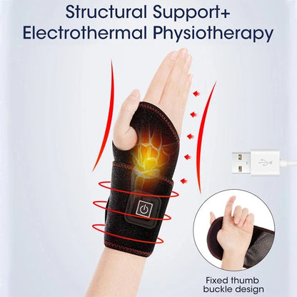 Protector Electric Heating USB Rechargeable  Wristband Pad