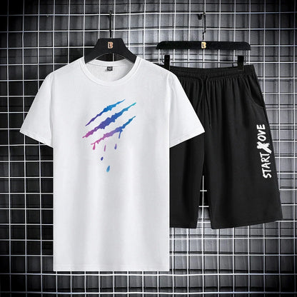 Men’s Everyday Motion 2-Piece Set – Summer Tee & Shorts Outfit