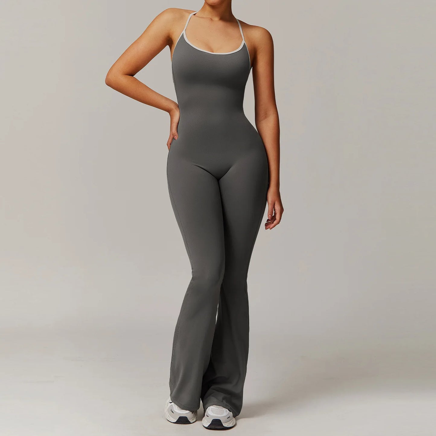 EmpowerFit Women’s Sports Jumpsuit – All-in-One Workout Romper for Gym, Yoga, and Fitness