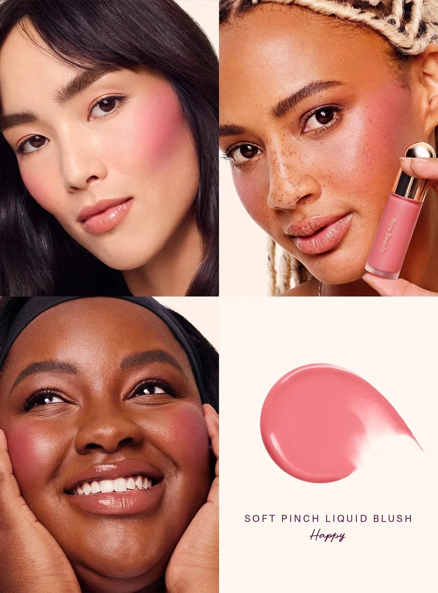 Rare Beauty Soft Dew Liquid Blush – Waterproof Hydrating Cream Blush (3.5ml)