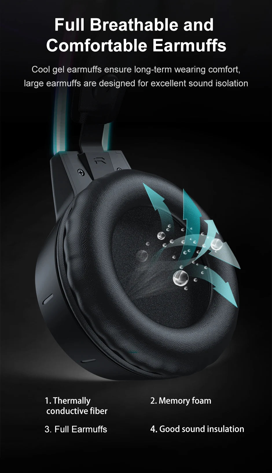 ONIKUMA X15 Pro RGB Gaming Headset – Surround Sound, Mic, & LED Lights for Immersive Play