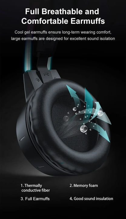 ONIKUMA X15 Pro RGB Gaming Headset – Surround Sound, Mic, & LED Lights for Immersive Play