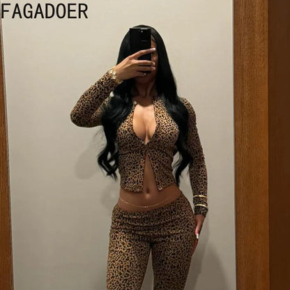 Wild Luxe Leopard 2-Piece Set – Fall Streetwear Edition