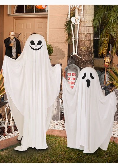 ✨ Life-Size Glowing Ghost Decoration – Spooky Standing Light-Up Halloween Display for Indoor & Outdoor Fun