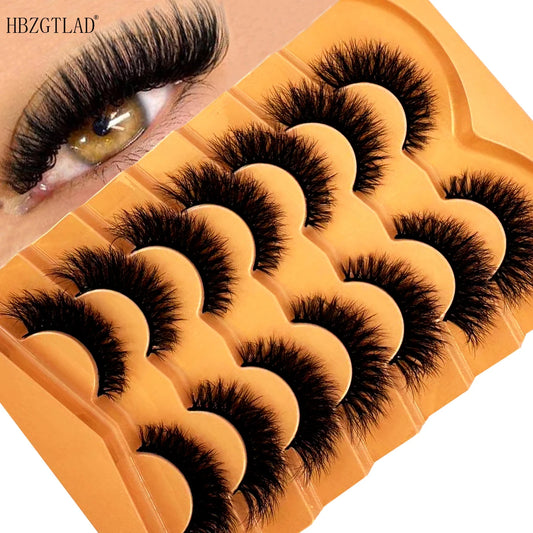 🖤 Cat Eye Magic: 7 Pairs of Luxurious, Fluffy Faux Mink Lashes!