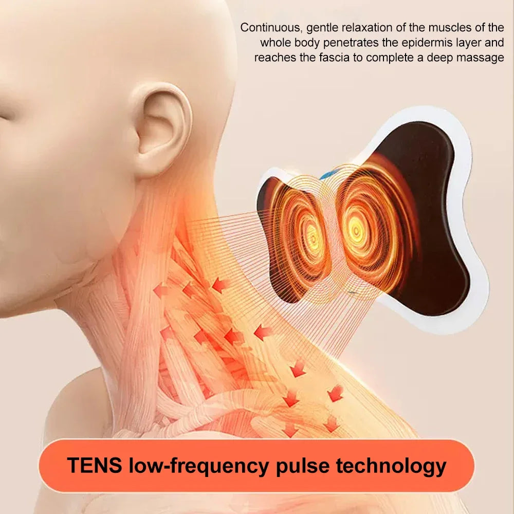 Neck Massager  Relief Patch Stimulator Mat Portable
