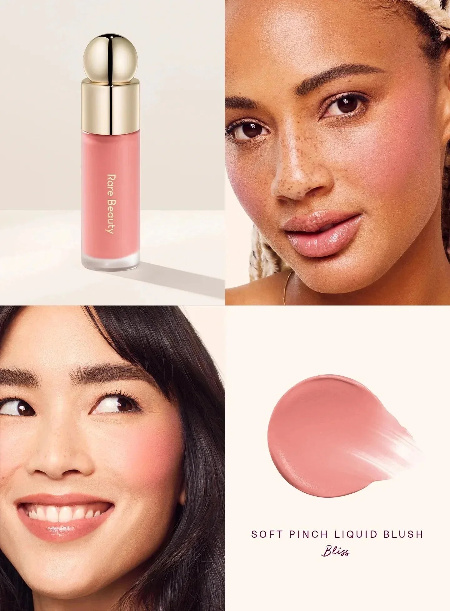 Rare Beauty Soft Dew Liquid Blush – Waterproof Hydrating Cream Blush (3.5ml)
