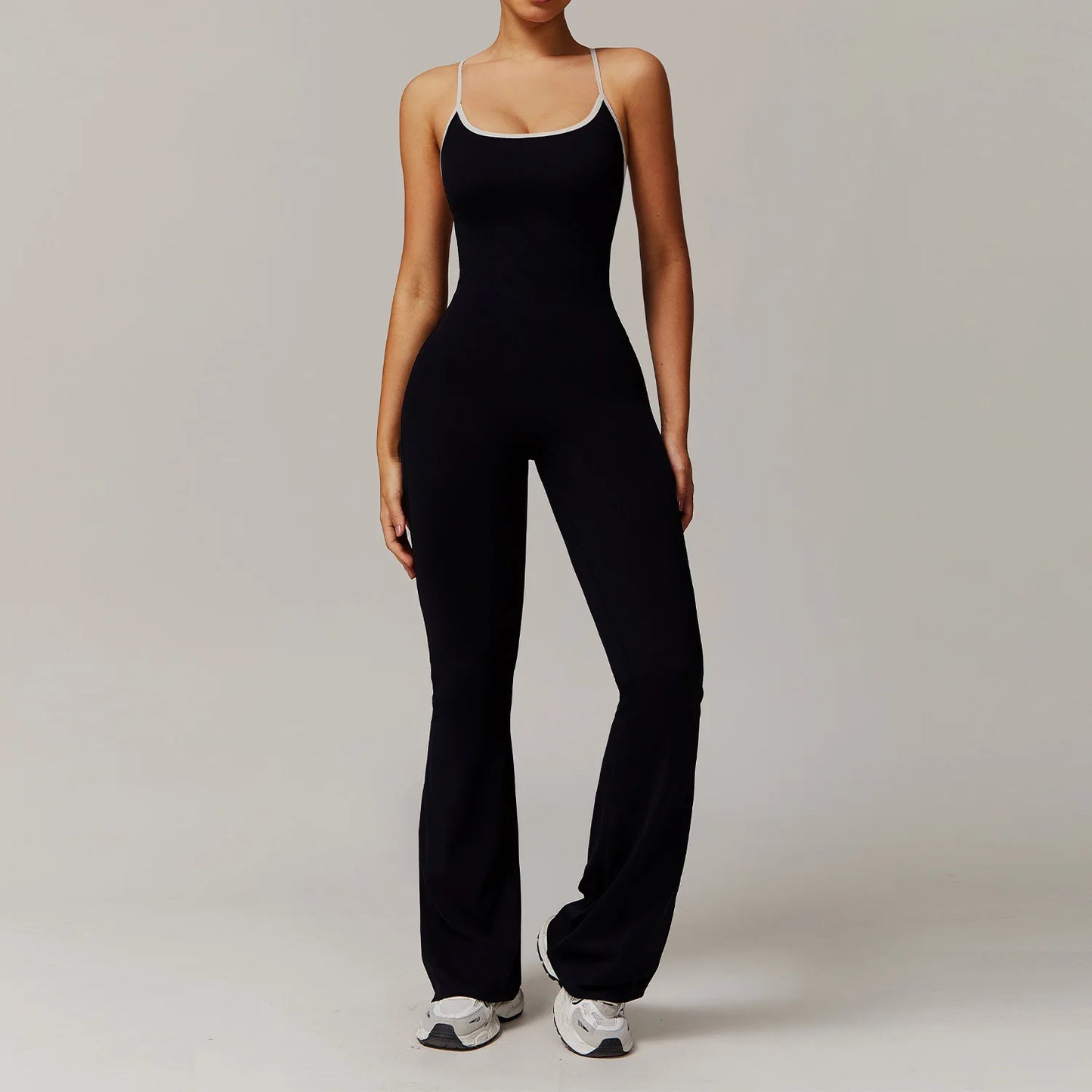 EmpowerFit Women’s Sports Jumpsuit – All-in-One Workout Romper for Gym, Yoga, and Fitness