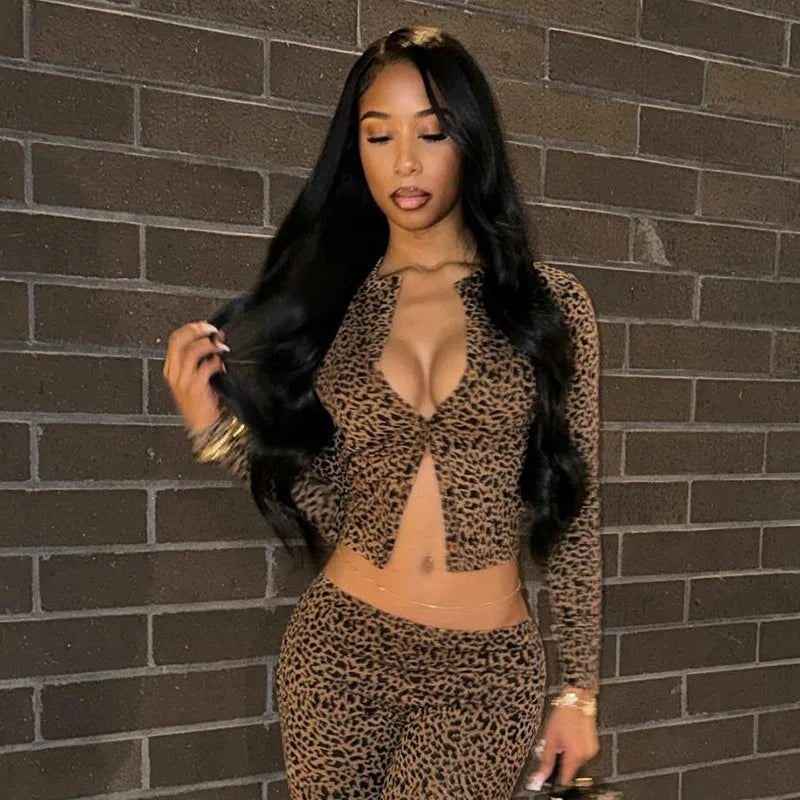 Wild Luxe Leopard 2-Piece Set – Fall Streetwear Edition