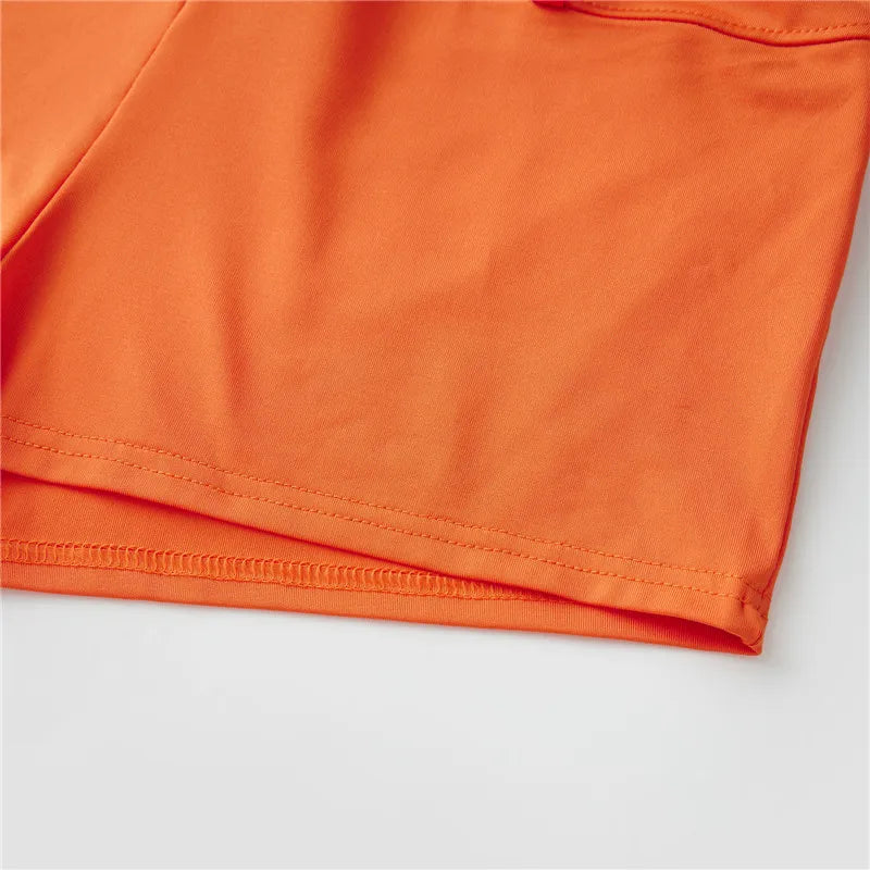 Y2K Velma-Inspired Cosplay Set – Long Sleeve Crop Top & Pleated Mini Skirt