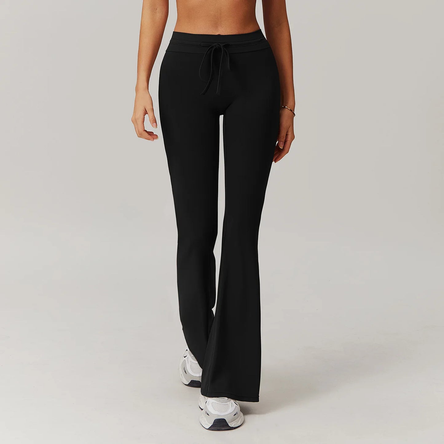 CurveFlow Flare Leggings – High Waist Bell-Bottom Yoga Pants for Gym, Chill & Everything In-Between
