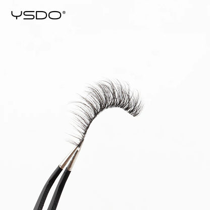 YSDO Half Lash Collection – 3 or 10 Pairs Natural Cat Eye 3D Faux Mink Lashes (Lightweight, Reusable, Soft Glam Finish)