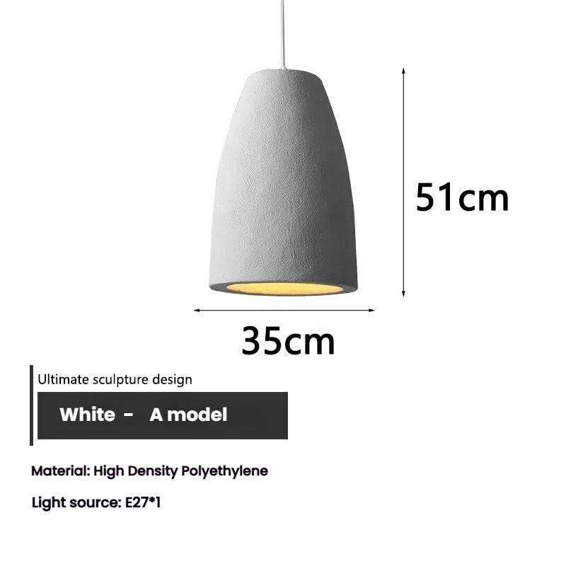 Autumn Luxe Wabi Sabi Pendant – Nordic LED Chandelier for Dining, Living & Bedroom Décor