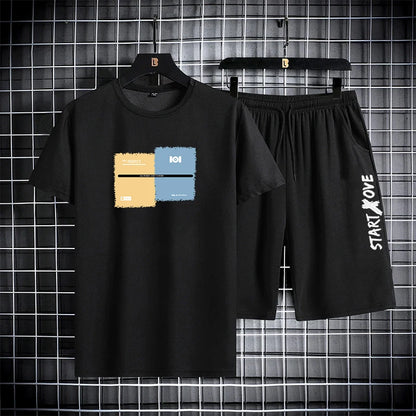 Men’s Everyday Motion 2-Piece Set – Summer Tee & Shorts Outfit