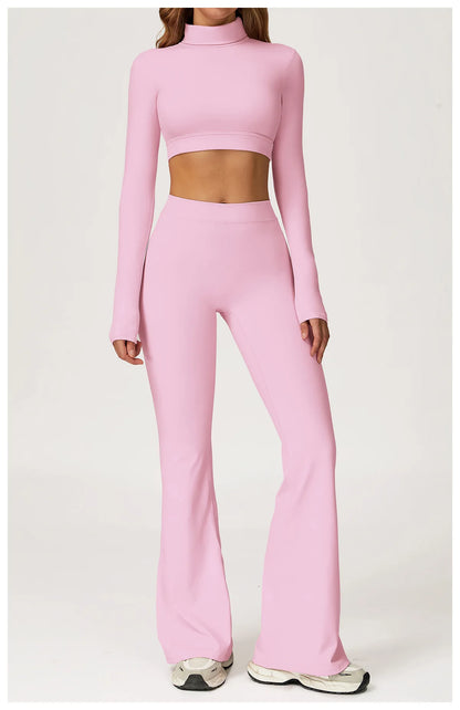 Sculpt & Flow 2-Piece Activewear Set – Fall Luxe Edition