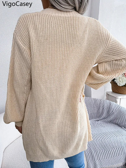 Cozy Luxe Knit Cardigan – Fall Layers Edition