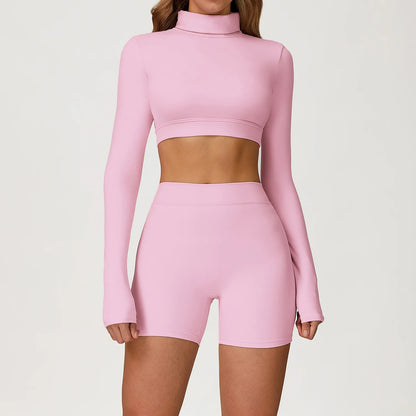 Sculpt & Flow 2-Piece Activewear Set – Fall Luxe Edition