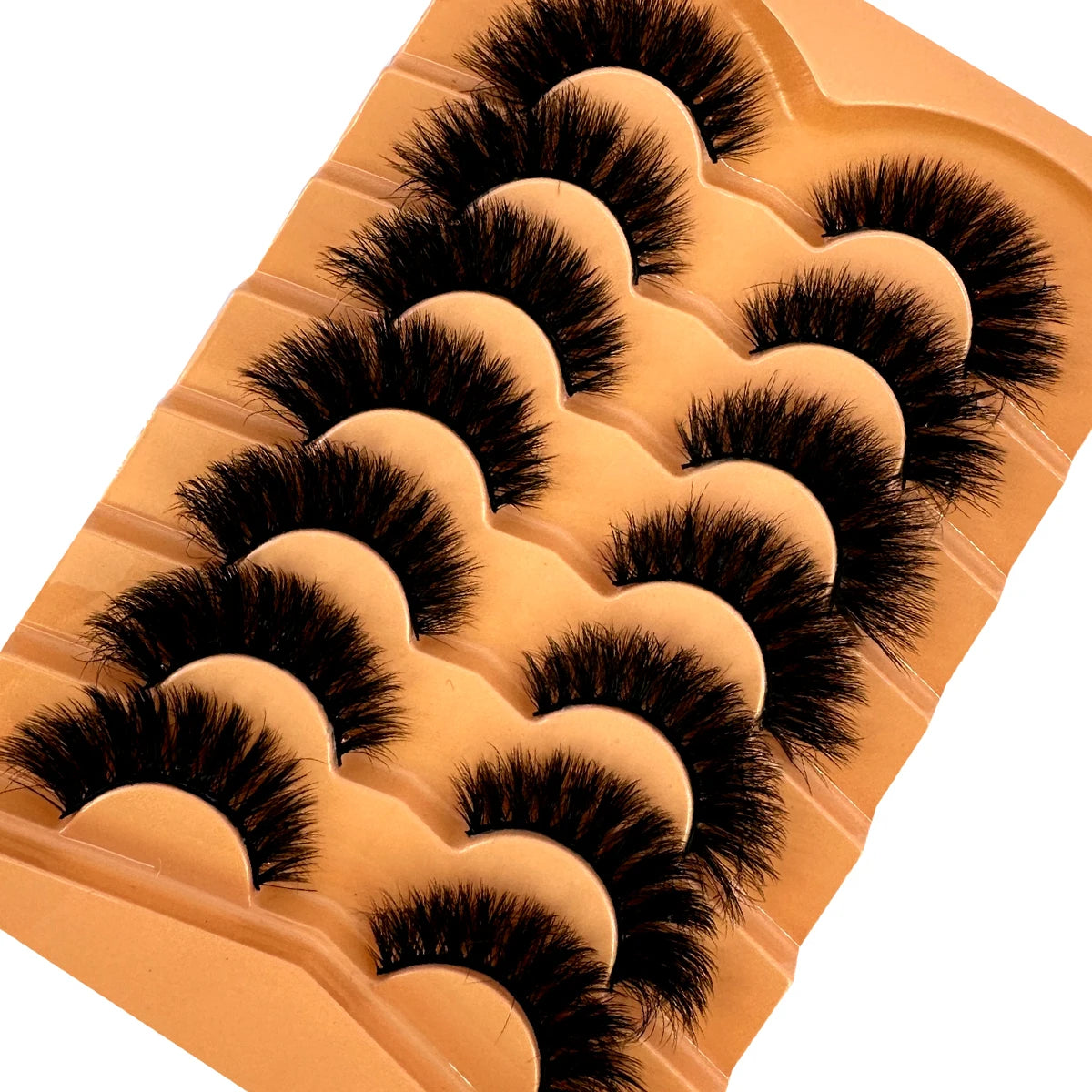 🖤 Cat Eye Magic: 7 Pairs of Luxurious, Fluffy Faux Mink Lashes!
