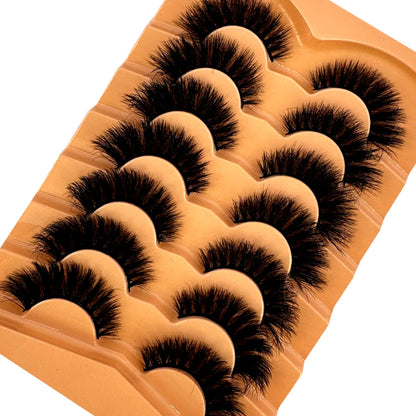 🖤 Cat Eye Magic: 7 Pairs of Luxurious, Fluffy Faux Mink Lashes!