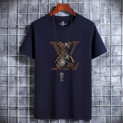 Retro Bear Luxe Tee – Vintage Y2K Streetwear Vibes