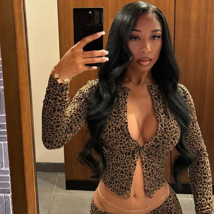 Wild Luxe Leopard 2-Piece Set – Fall Streetwear Edition