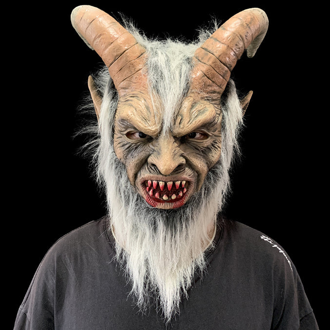 Demon King Latex Mask – Realistic Halloween Cosplay Monster Horror Party Mask