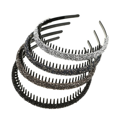 Shine On: Luxe Rhinestone Non-Slip Hair Hoops for Effortless Glam
