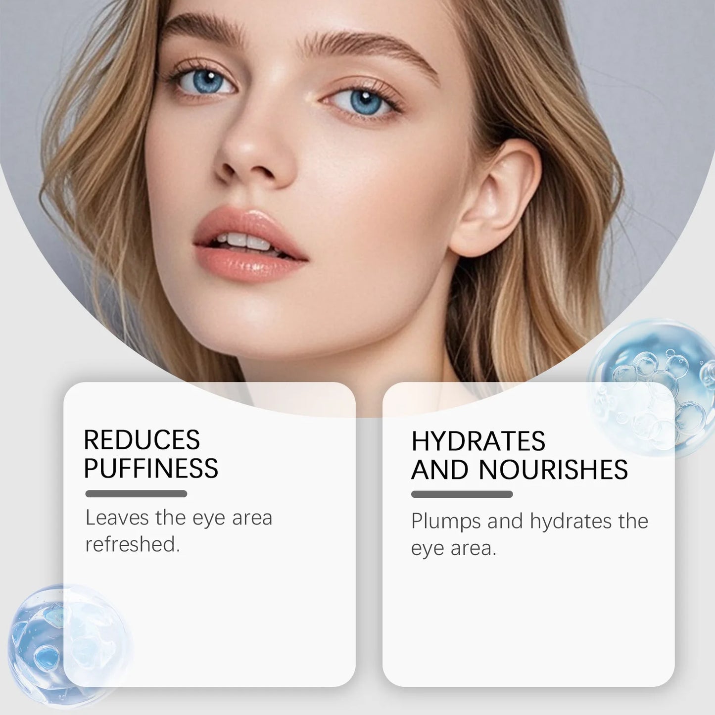 Soothing Reusable Gel Eye Patches – Hot & Cold Depuffing Pads for Tired Eyes