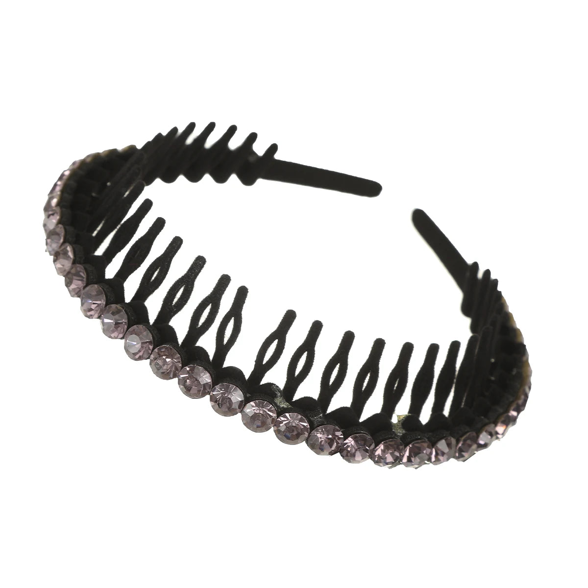 Shine On: Luxe Rhinestone Non-Slip Hair Hoops for Effortless Glam