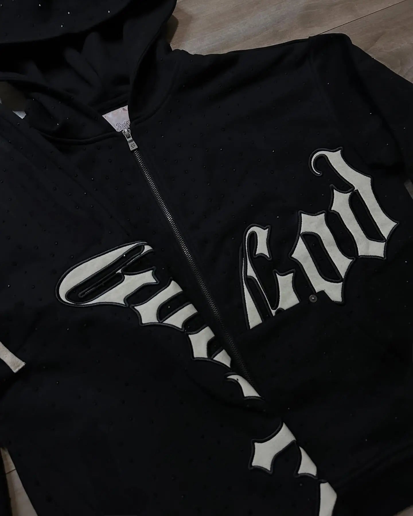 Harajuku Hip Hop Letter Embroidery High Quality Sportswear Set Y2k Zipper Hoodie Sweatpants 2-piece Set Tracksuit Jogger Suit