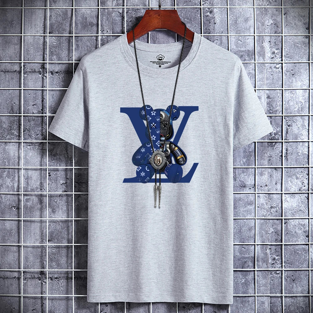 Retro Bear Luxe Tee – Vintage Y2K Streetwear Vibes