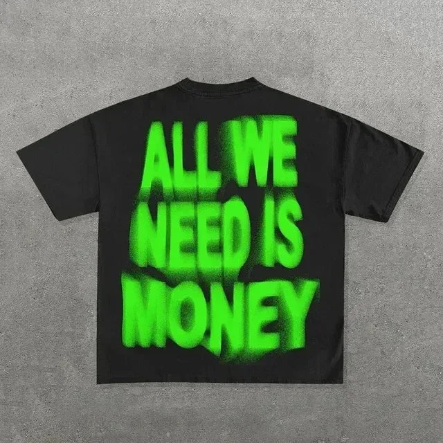 Y2K Graphic Quote T-Shirts – Streetwear Tees with Bold Sayings & Hip-Hop Vibe
