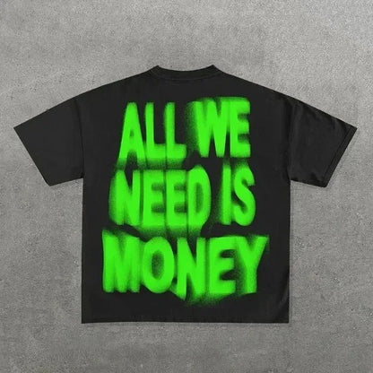 Y2K Graphic Quote T-Shirts – Streetwear Tees with Bold Sayings & Hip-Hop Vibe