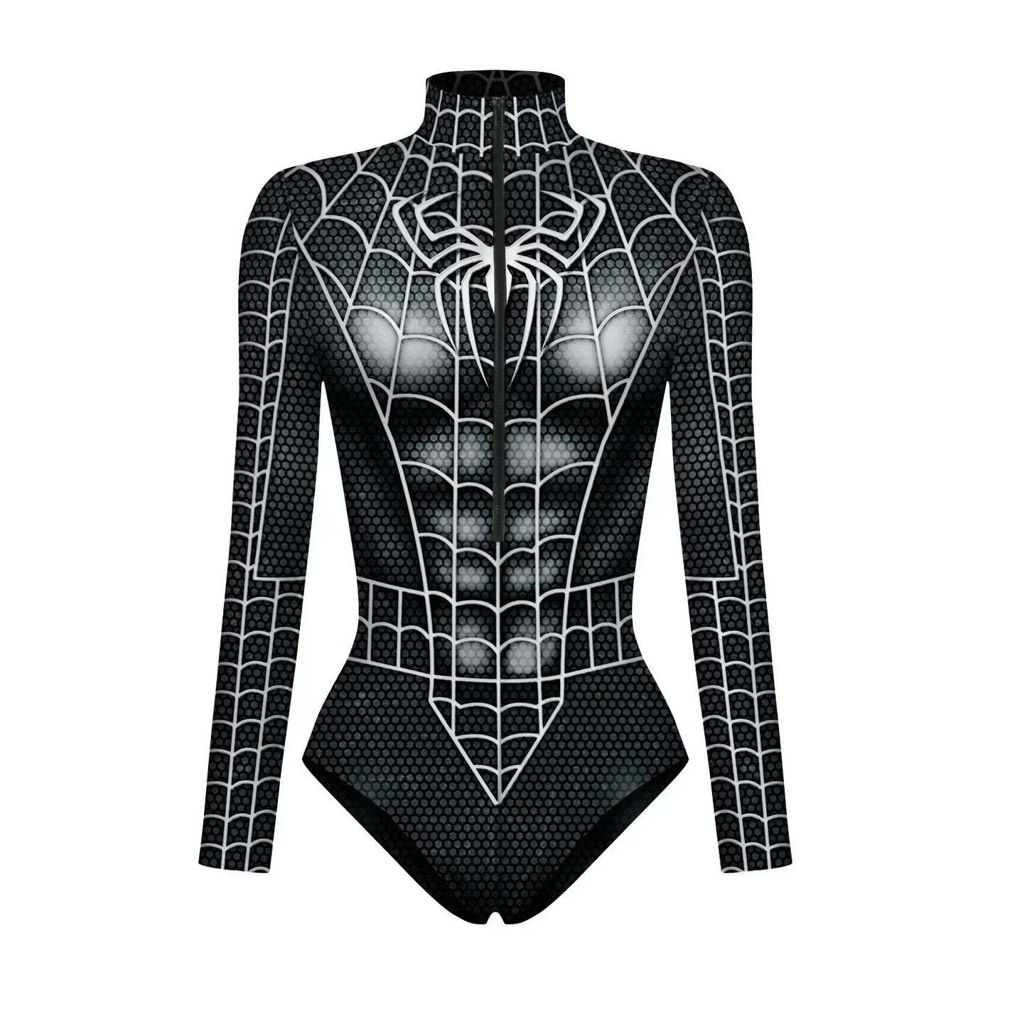 Heroic Cosplay Swimsuit – 3D Printed Superhero Bodysuit for Women