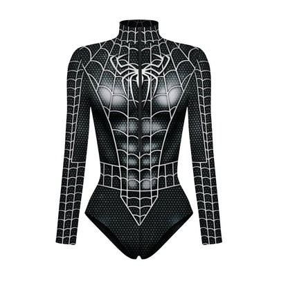 Heroic Cosplay Swimsuit – 3D Printed Superhero Bodysuit for Women