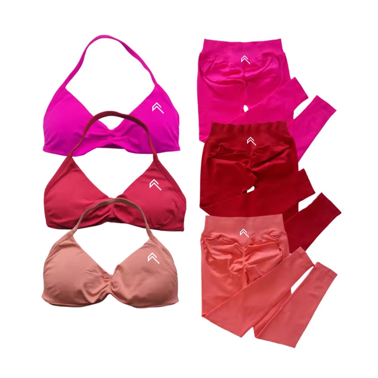 EmpowerFit™ 2-Piece Seamless Yoga Set – Supportive Cross-Back Sports Bra & High-Waist Hip-Lift Shorts