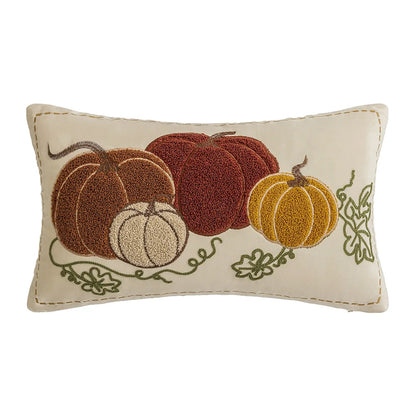 Cozy Luxe Fall Pillow Covers – Velvet Pumpkins, Autumn Embroidery & Seasonal Home Décor