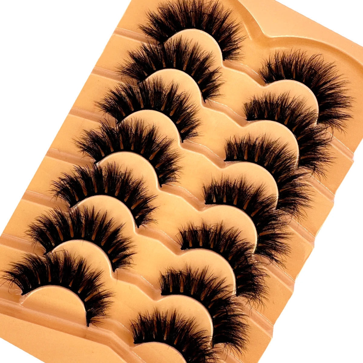 🖤 Cat Eye Magic: 7 Pairs of Luxurious, Fluffy Faux Mink Lashes!