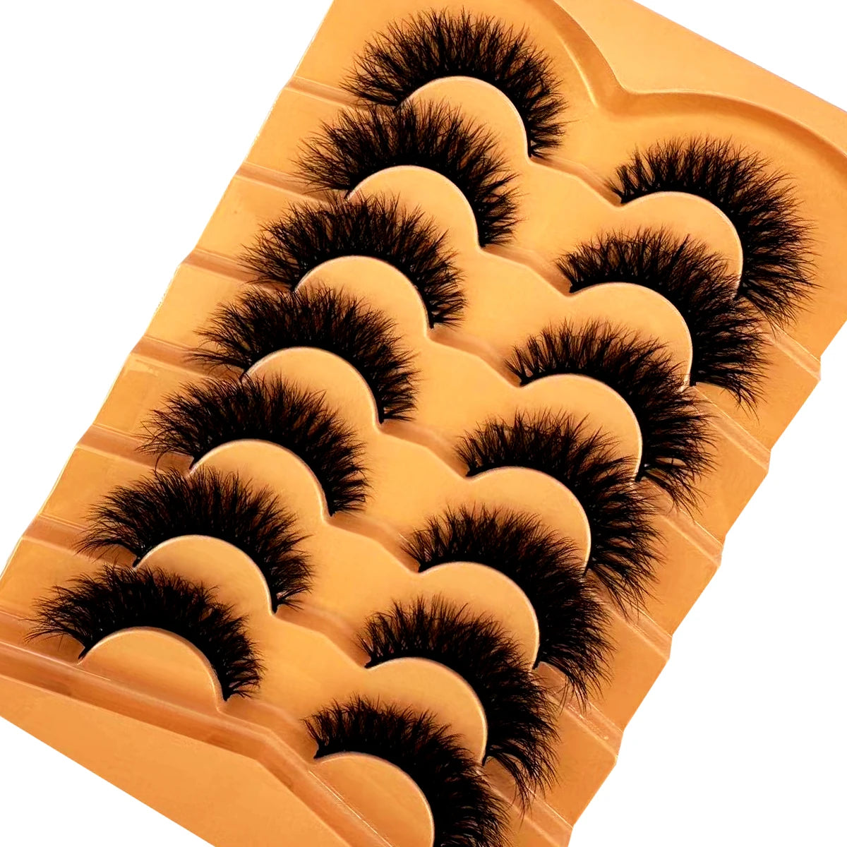 🖤 Cat Eye Magic: 7 Pairs of Luxurious, Fluffy Faux Mink Lashes!