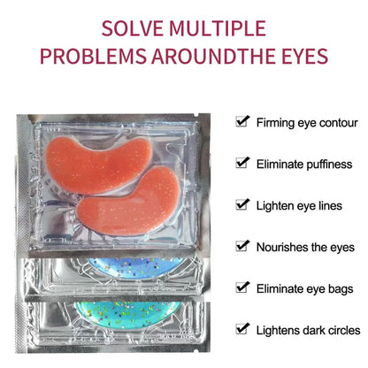 Soothing Reusable Gel Eye Patches – Hot & Cold Depuffing Pads for Tired Eyes
