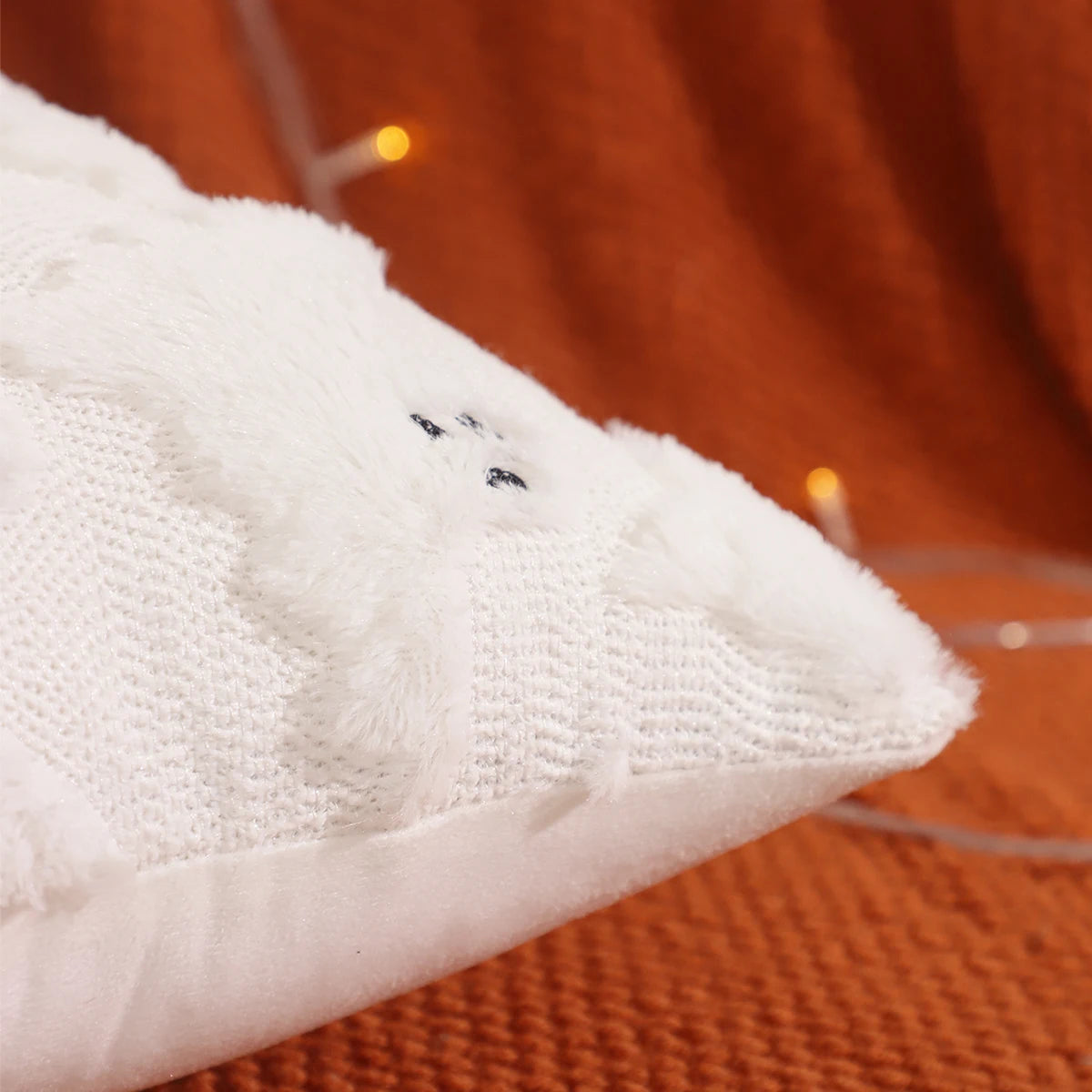 Pumpkin Glow Plush Pillow Cover – Autumn Harvest Edition