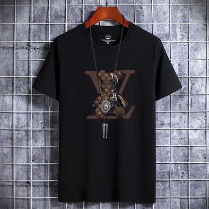 Retro Bear Luxe Tee – Vintage Y2K Streetwear Vibes