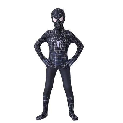 ✨ Kids Spider-Hero Costume Set – Miles Morales & Spider-Gwen Superhero Jumpsuit Halloween Cosplay Outfit