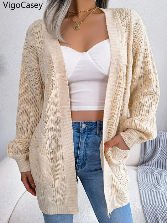 Cozy Luxe Knit Cardigan – Fall Layers Edition