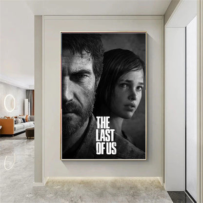 The Last of Us 2023 Canvas Art - Ellie Gaming Aesthetic for Gamer Room Decor