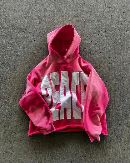 Y2K Gothic Babe Zip-Up Hoodie – Harajuku Streetwear Vibes